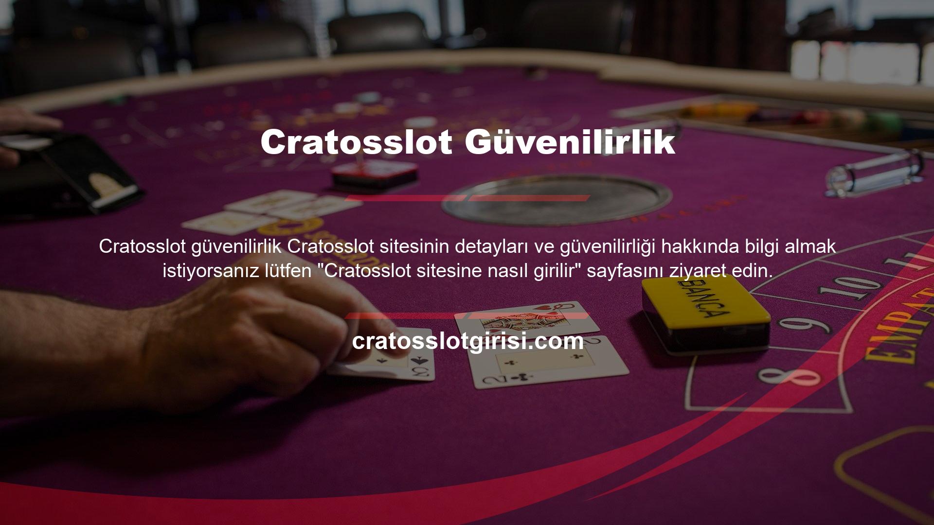 Cratosslot güvenilirlik casino sitesi Cratosslot ülkemizde oldukça başarılı olduğunu söyleyebiliriz